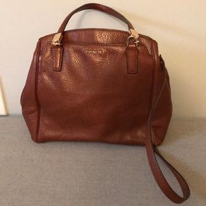 Coach cross-body satchel purse
